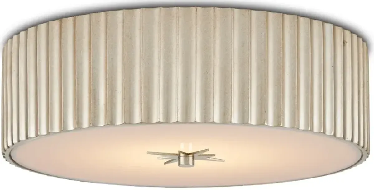 Caravel Silver Flush Mount