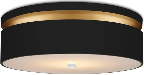 Serenity Black Flush Mount