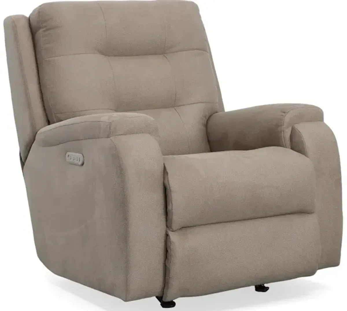 AMBROSE POWER ROCKER RECLINER WITH HEADREST AND LUMBAR SUPPORT