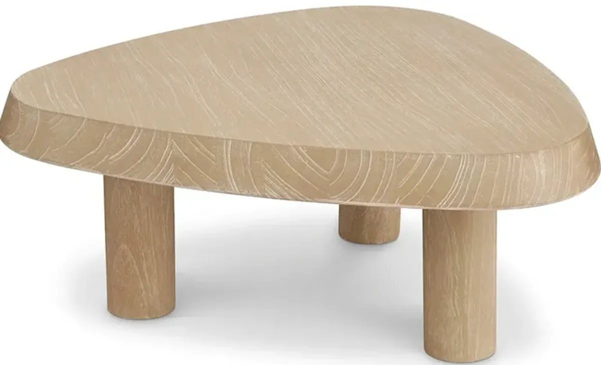 Bril small Coffee Table with washed veneer