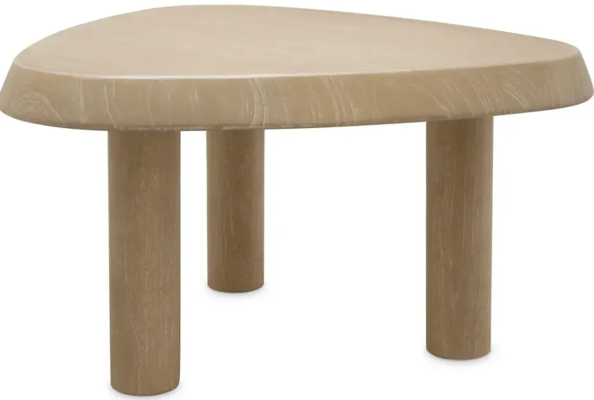 Bril Large washed veneer Coffee Table