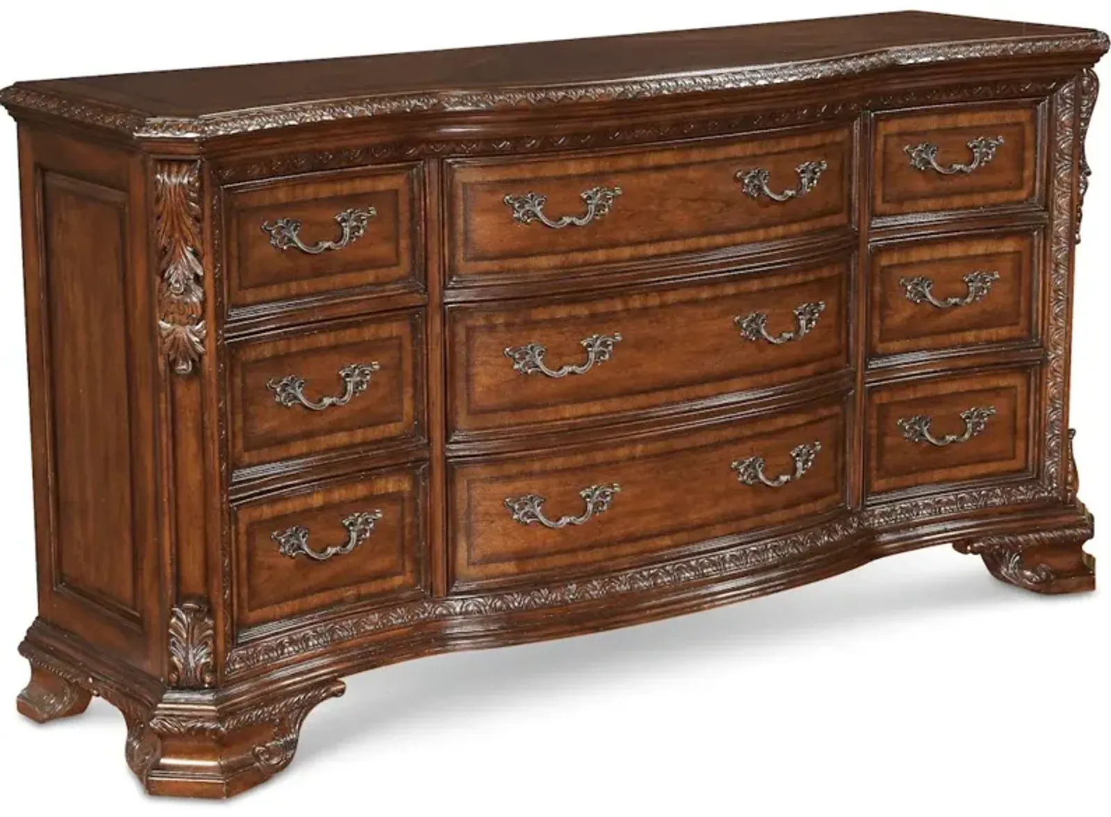 Old World - 9 Drawer Dresser