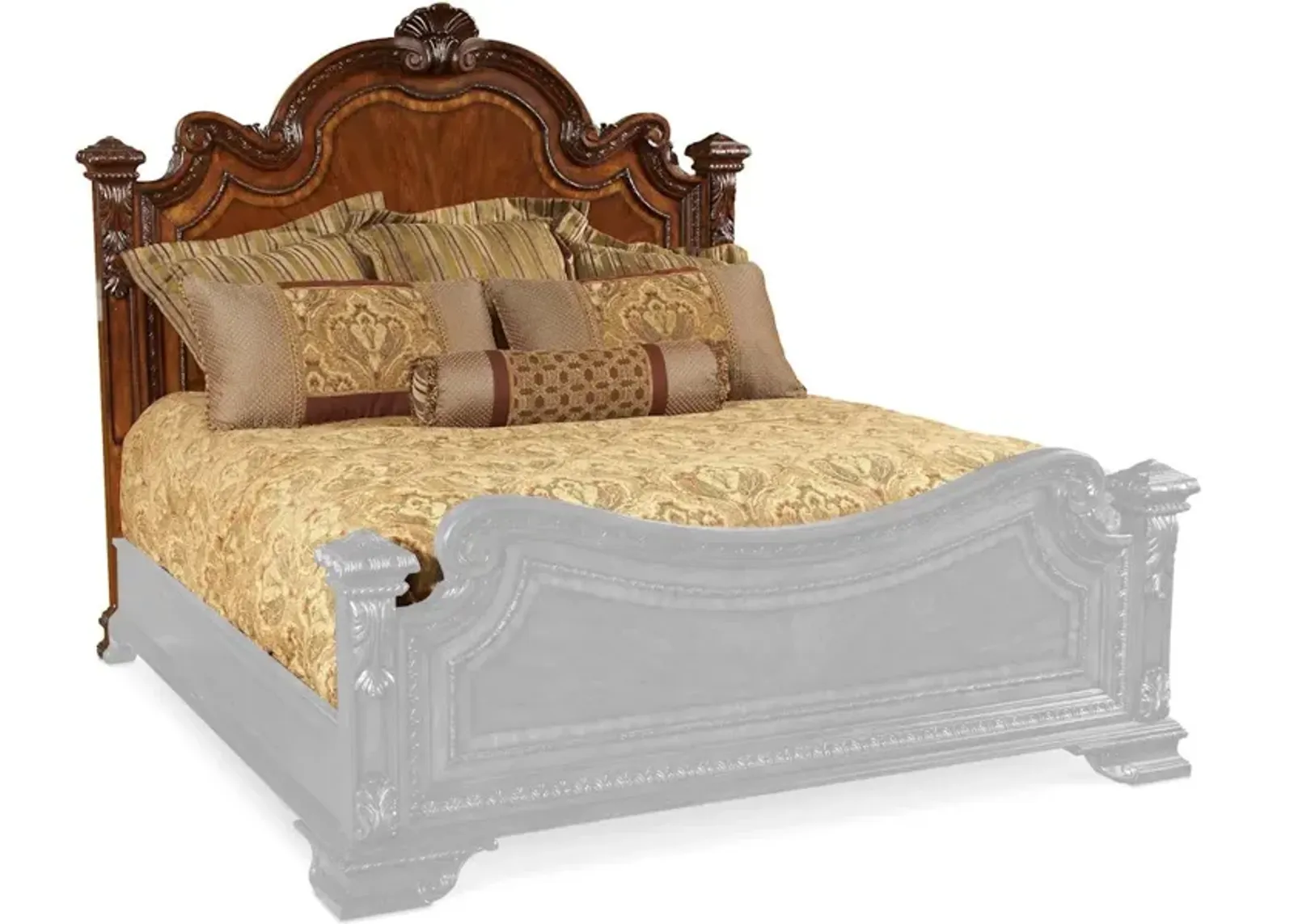 Old World-6/6-6/0 Estate Bed Headboard