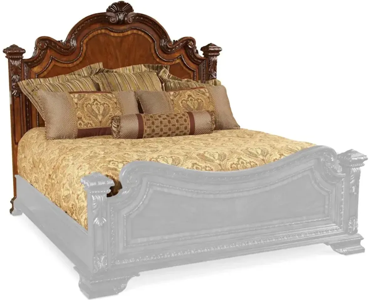 Old World-6/6-6/0 Estate Bed Headboard