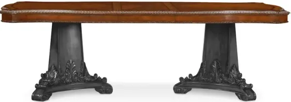 Old World-DBL PEDESTAL DINING TABLE TOP