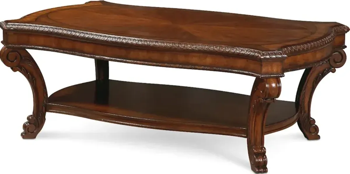 Old World-Rectangular Cocktail Table