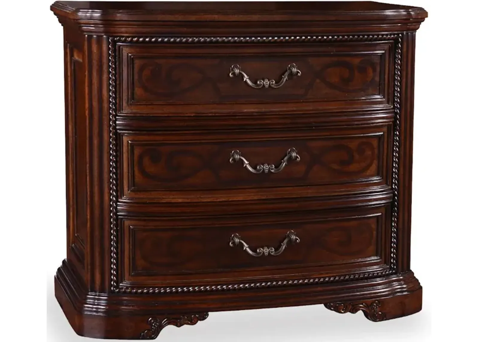 Valencia - 3 Drawer Nightstand