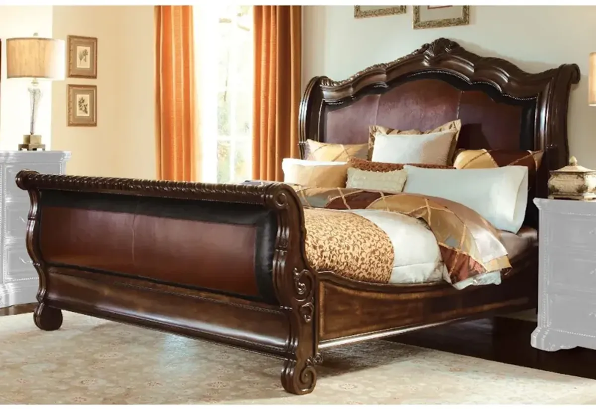 Valencia 6/0 Upholstered Sleigh Bed