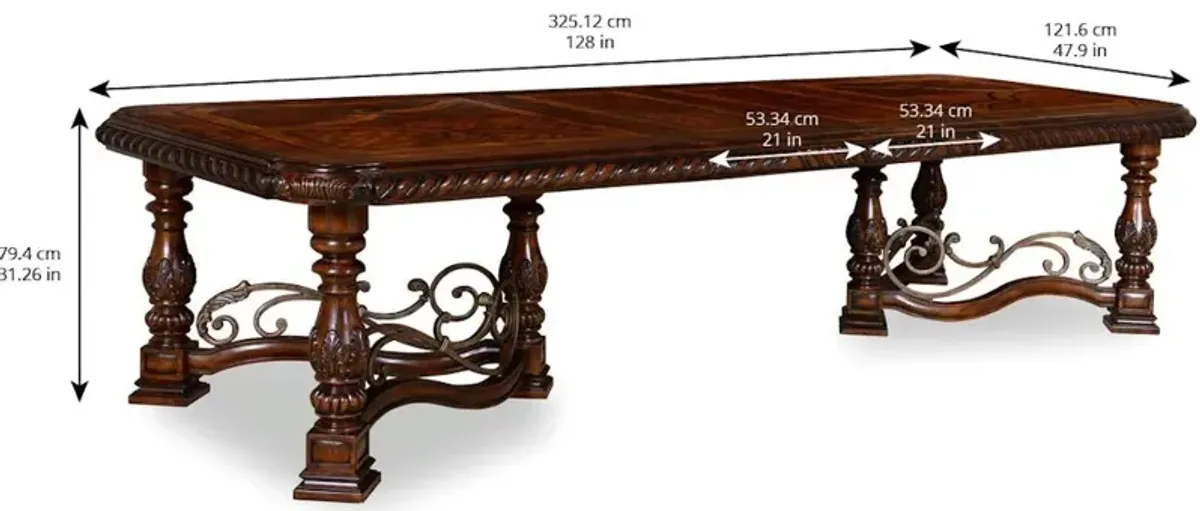 Valencia Trestle Dining Table