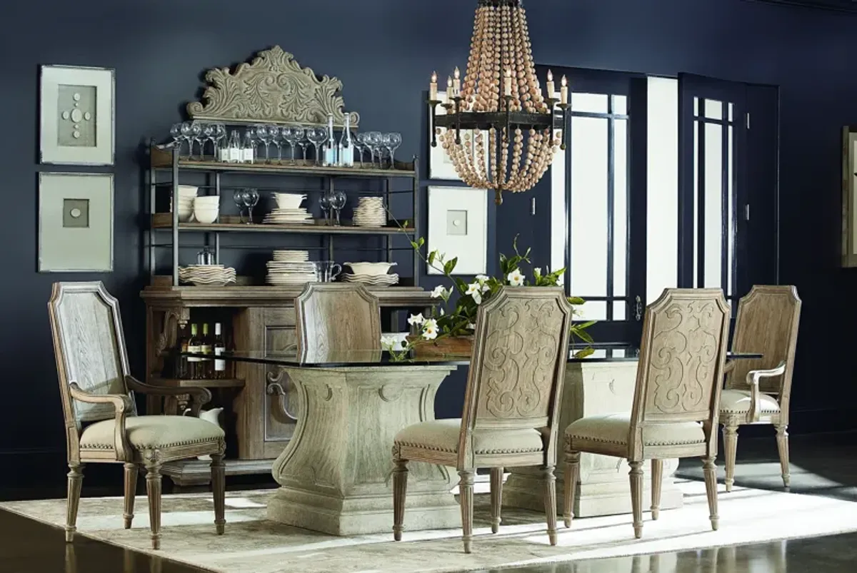 Arch Salvage-Mills Side Chair-Cirrus