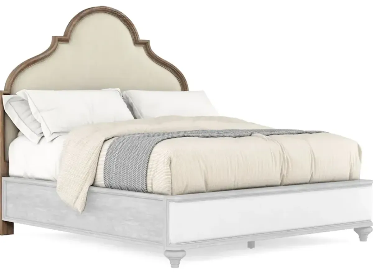 Architrave King Upholstered Panel Bed Headboard