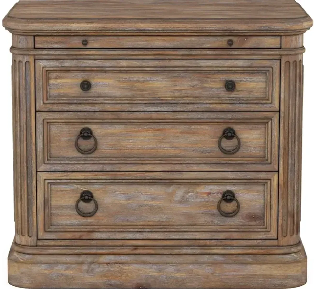 Architrave-3 Drawer Nightstand