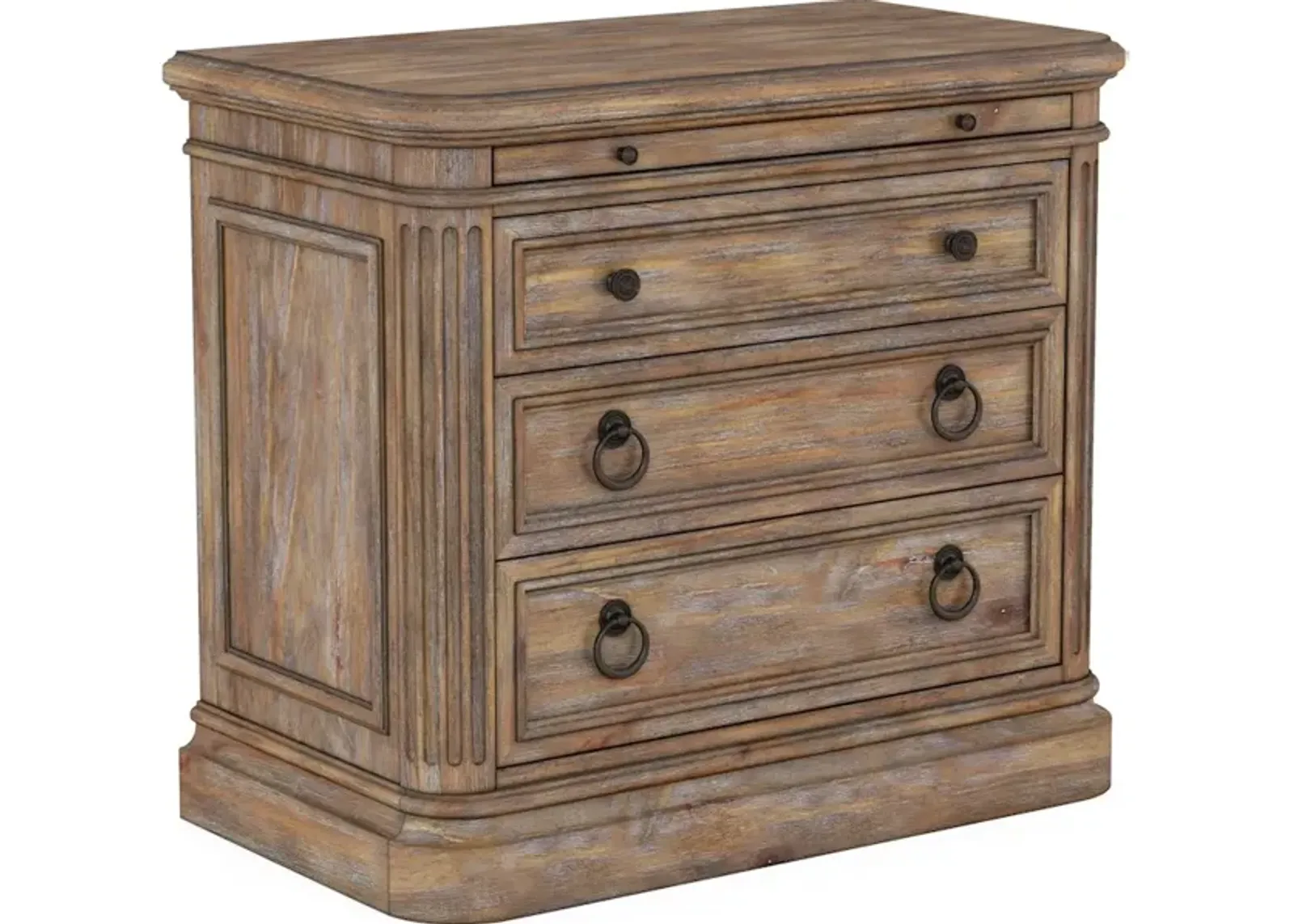 Architrave-3 Drawer Nightstand