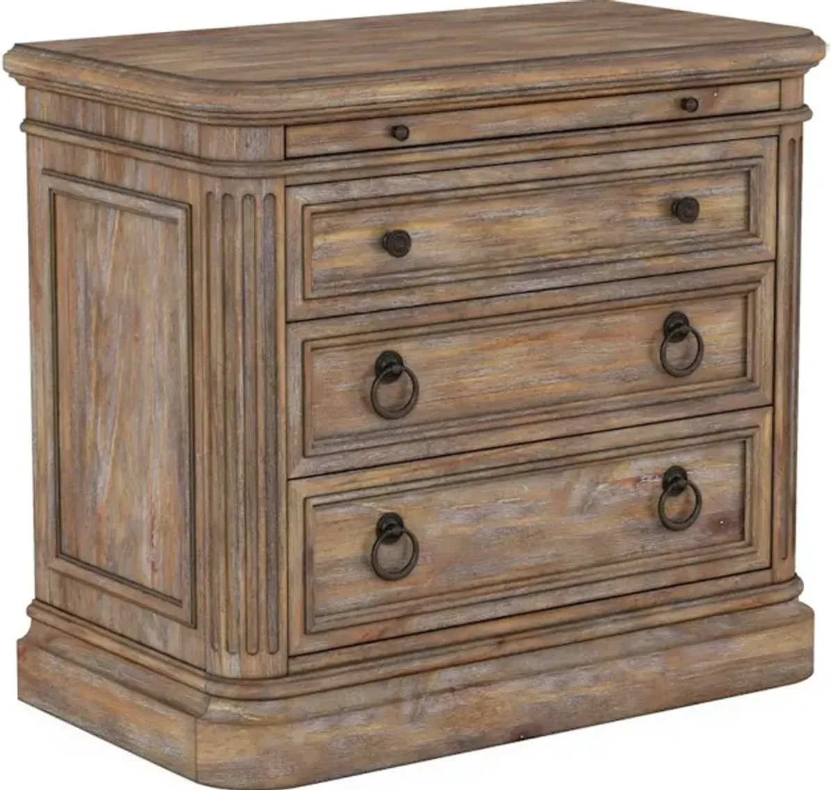 Architrave-3 Drawer Nightstand