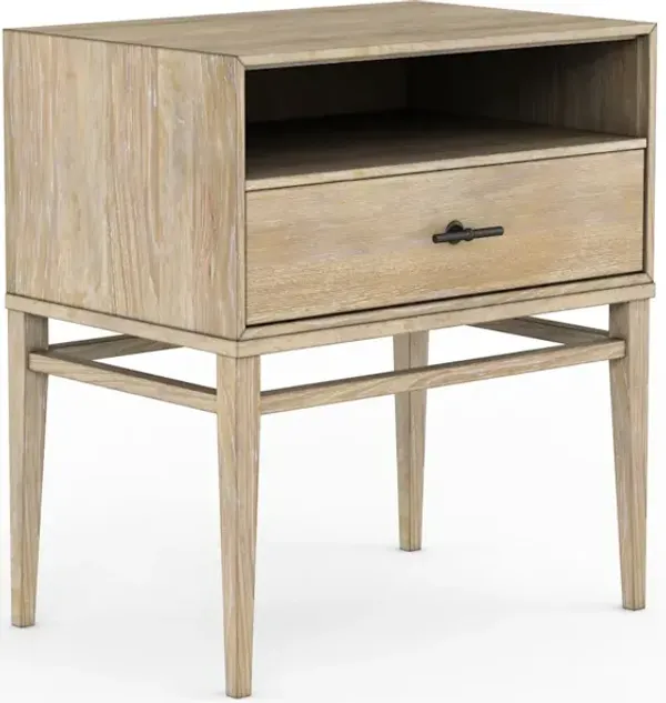 Frame Small Nightstand-One Drawer