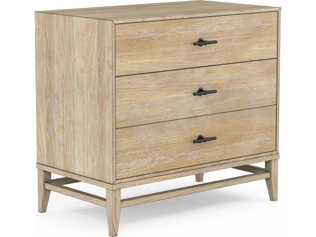 Frame Bedside Chest-Three drawers
