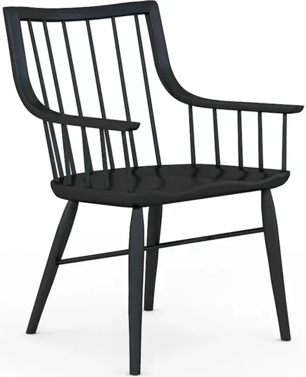 Frame Windsor Arm Chair-Accent Black