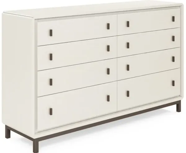 Blanc 8 Drawer Dresser