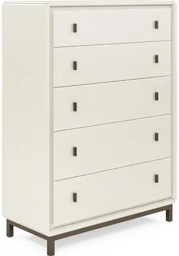Blanc 5 Drawer Chest