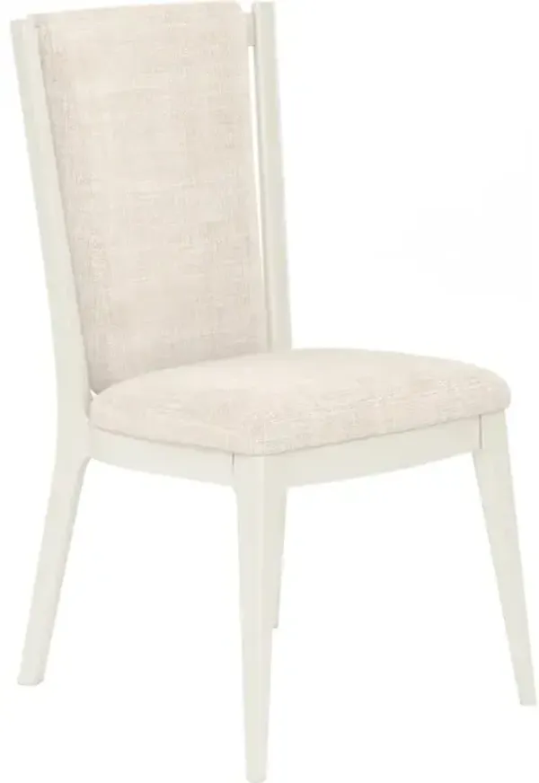Blanc Upholstered Back Side Chair