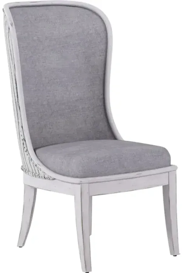 Alcove Upholstered Dining Chair In Belgian Ivory