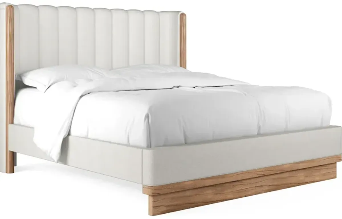 Portico-Upholstered Shelter Bed Headboard