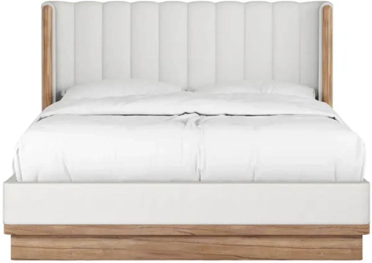 Portico-Upholstered Shelter Bed Headboard