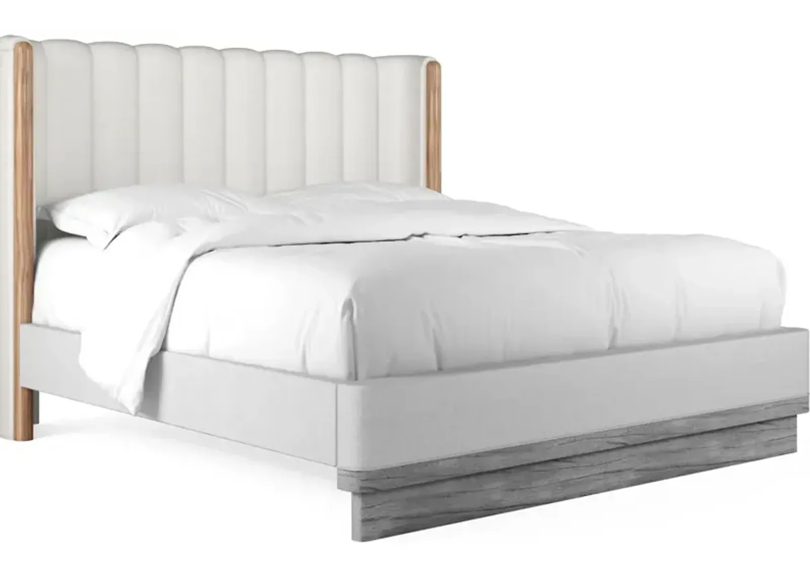 Portico-Upholstered Shelter Bed Headboard