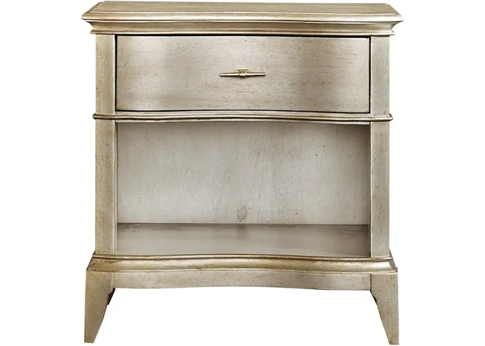 Starlite-Single Drawer Open Nightstand