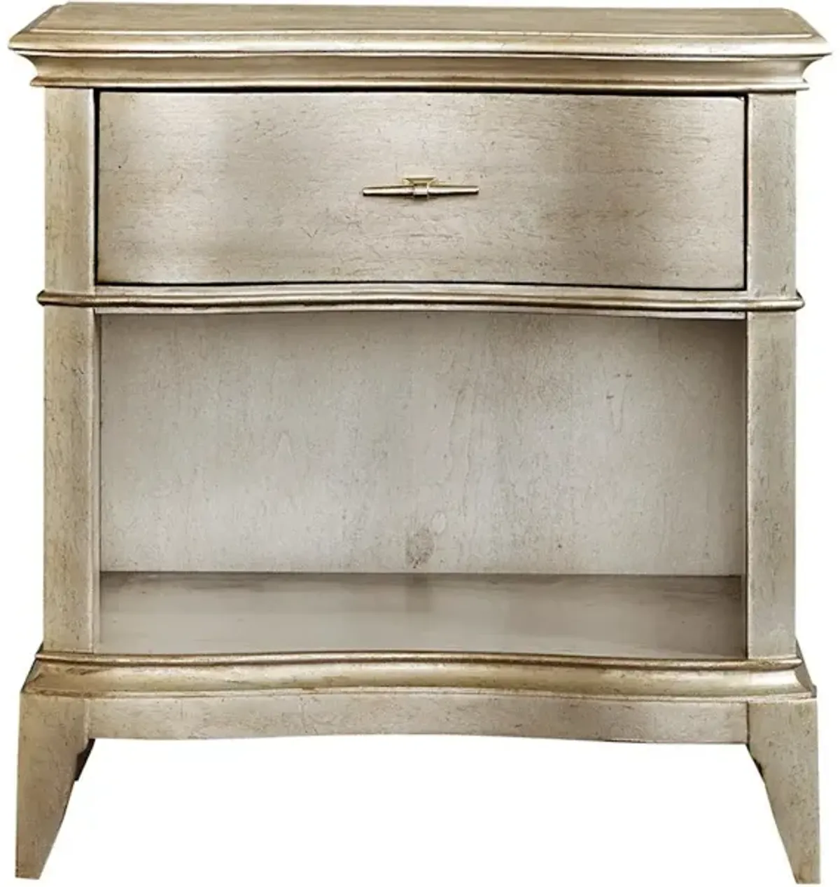 Starlite-Single Drawer Open Nightstand