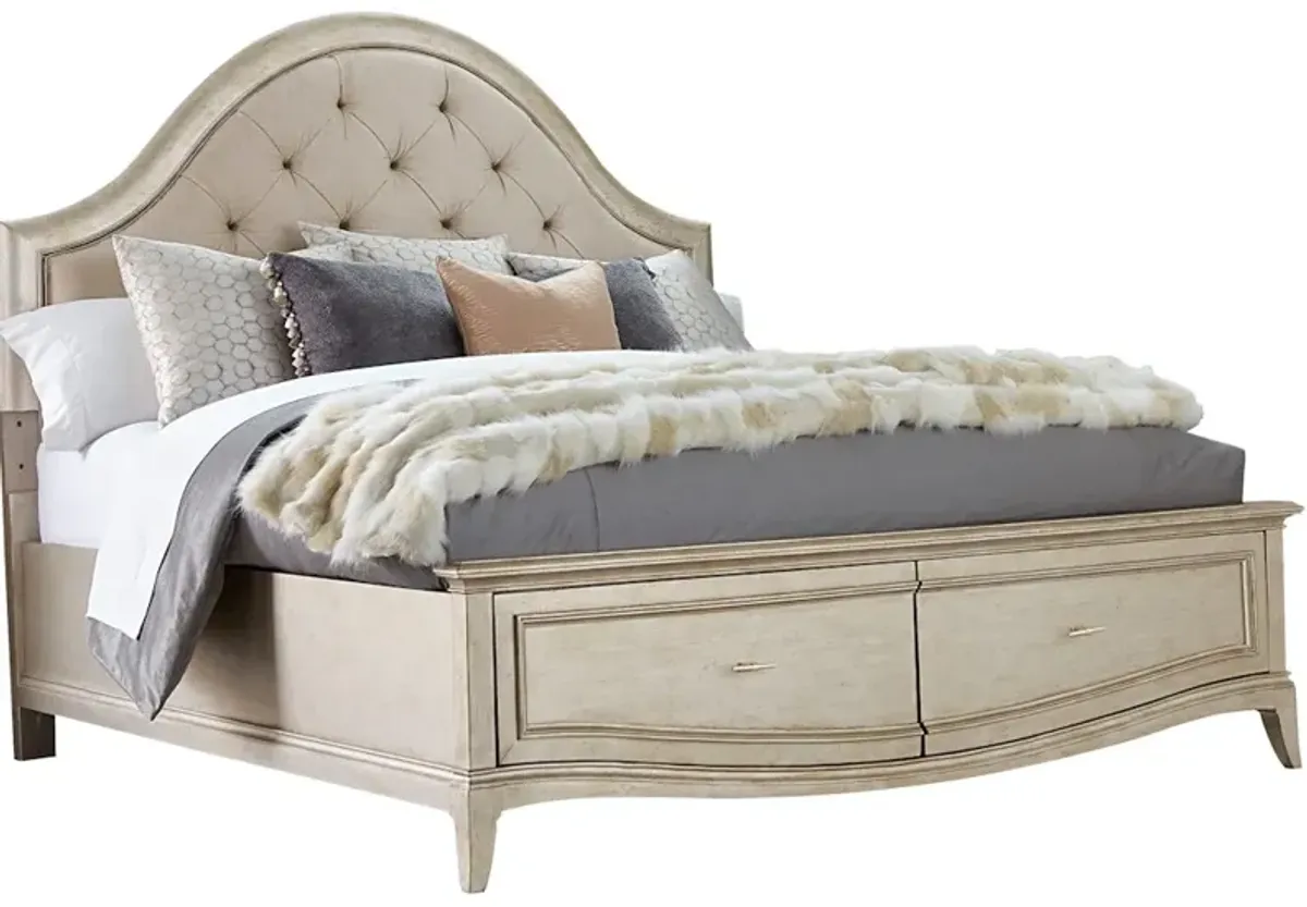 Starlite-6/6-6/0 Upholstered Panel Bed Headboard