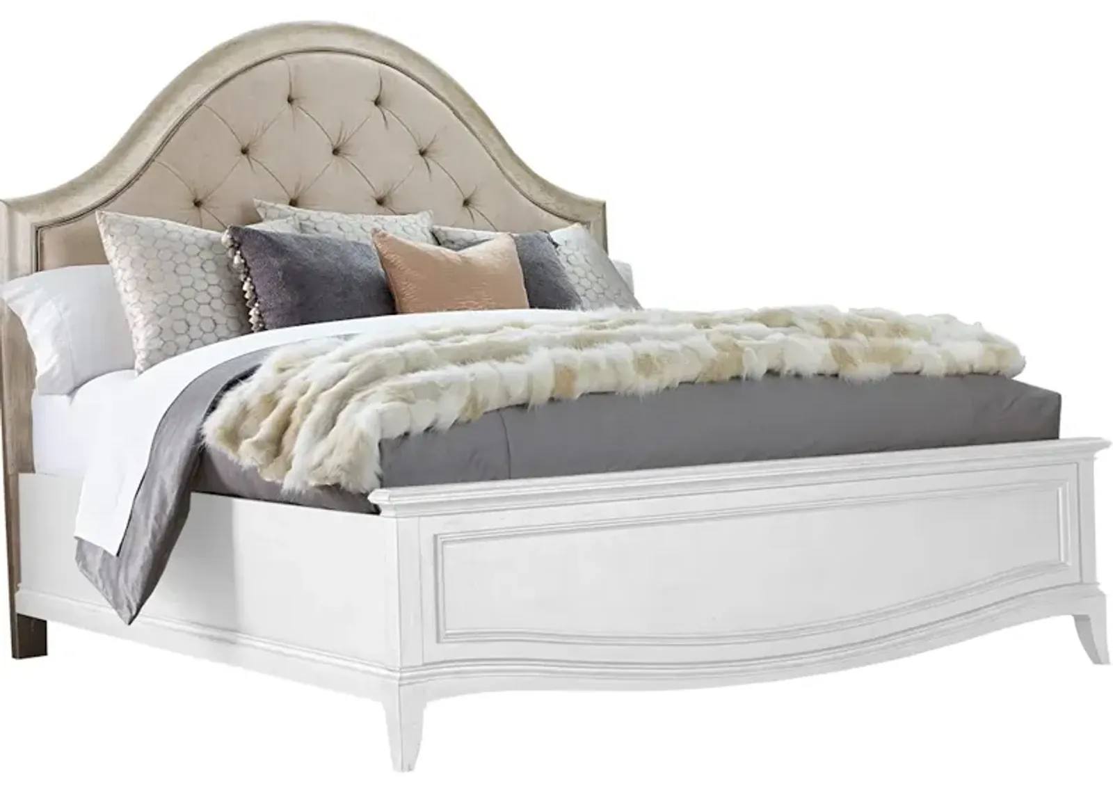 Starlite-6/6-6/0 Upholstered Panel Bed Headboard