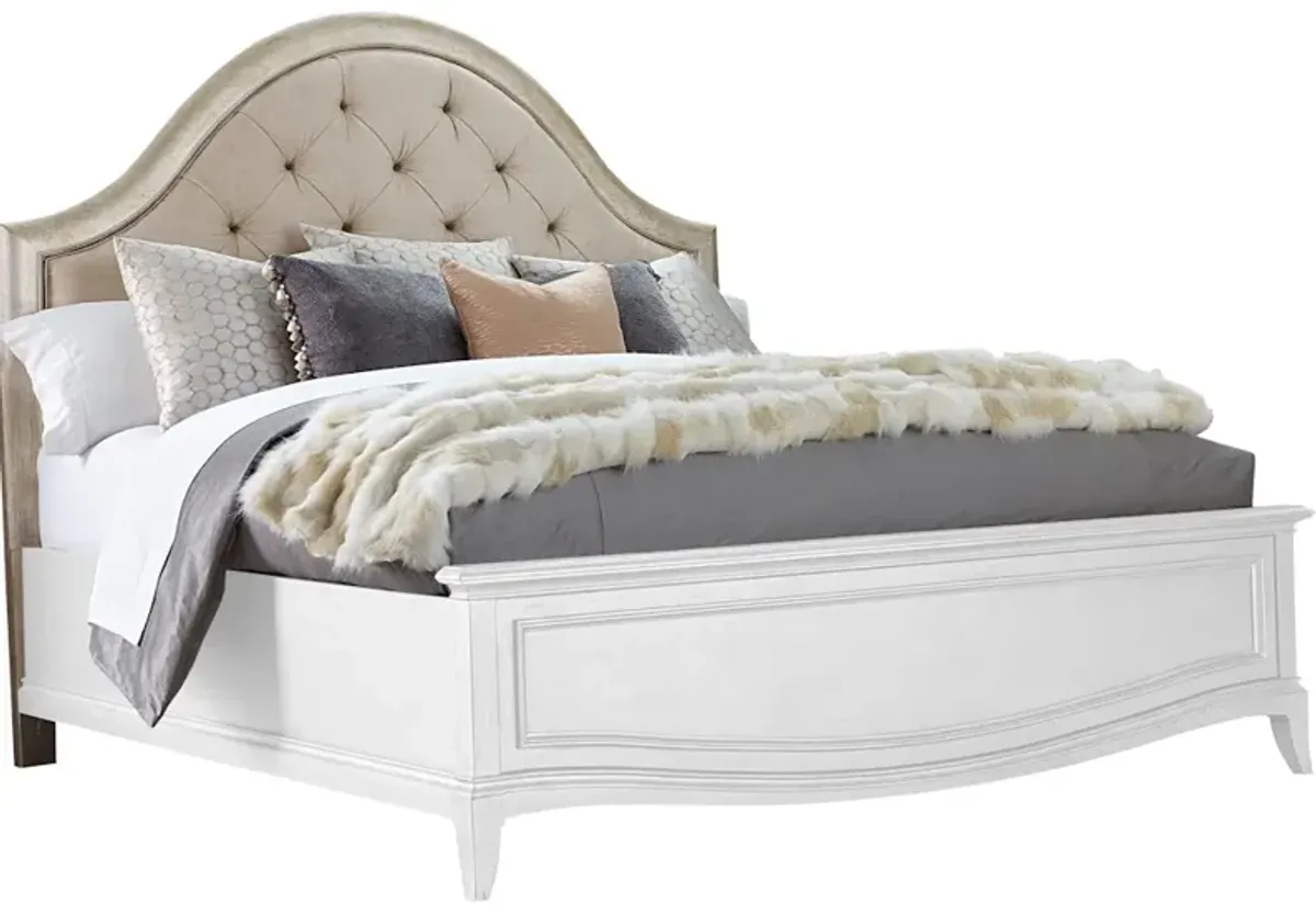 Starlite-6/6-6/0 Upholstered Panel Bed Headboard