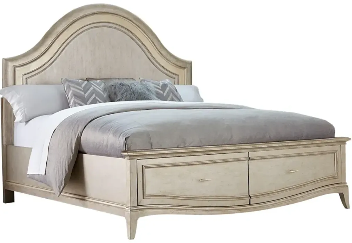 5/0 Upholstered Panel Bed With Storage