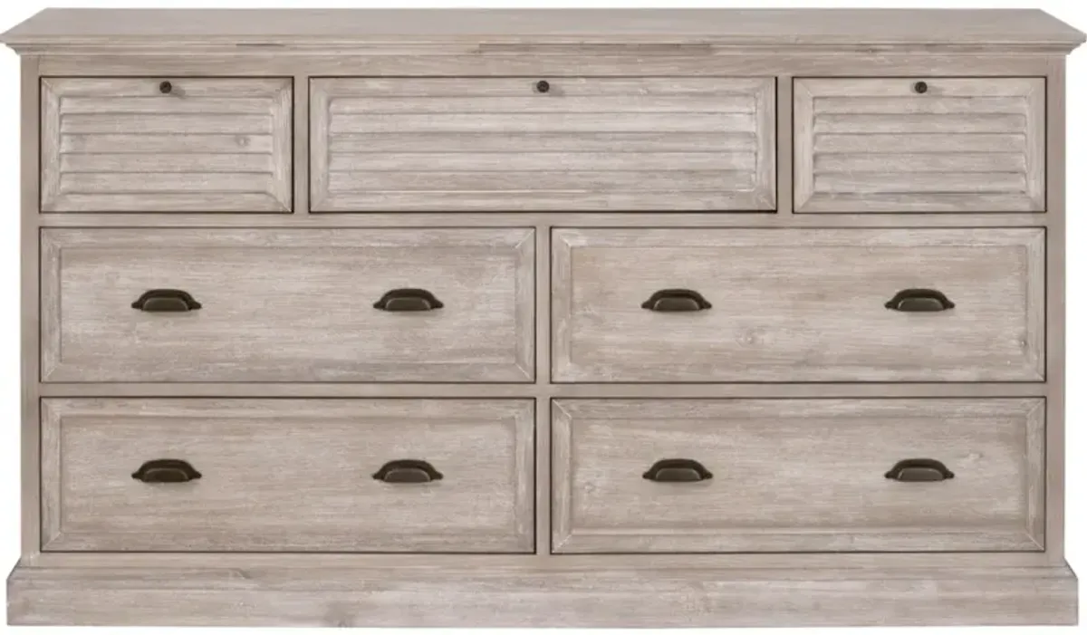 Eden 7-Drawer Media Dresser