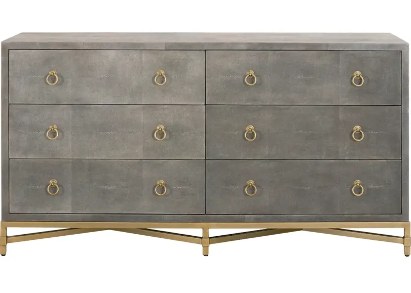 Strand Shagreen 6-Drawer Double Dresser