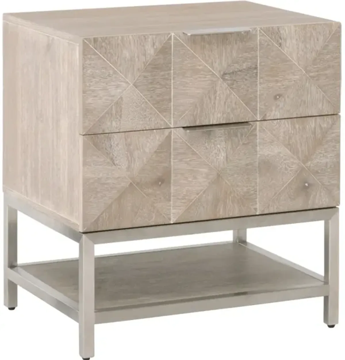 Atlas 2-Drawer Nightstand