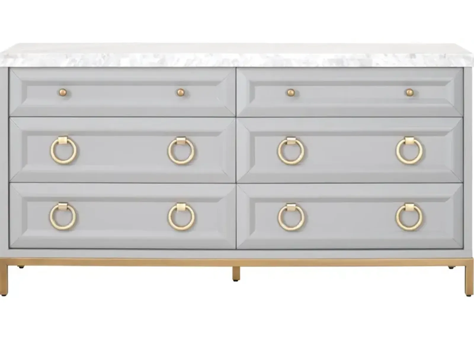 Azure Carrera 6-Drawer Double Dresser