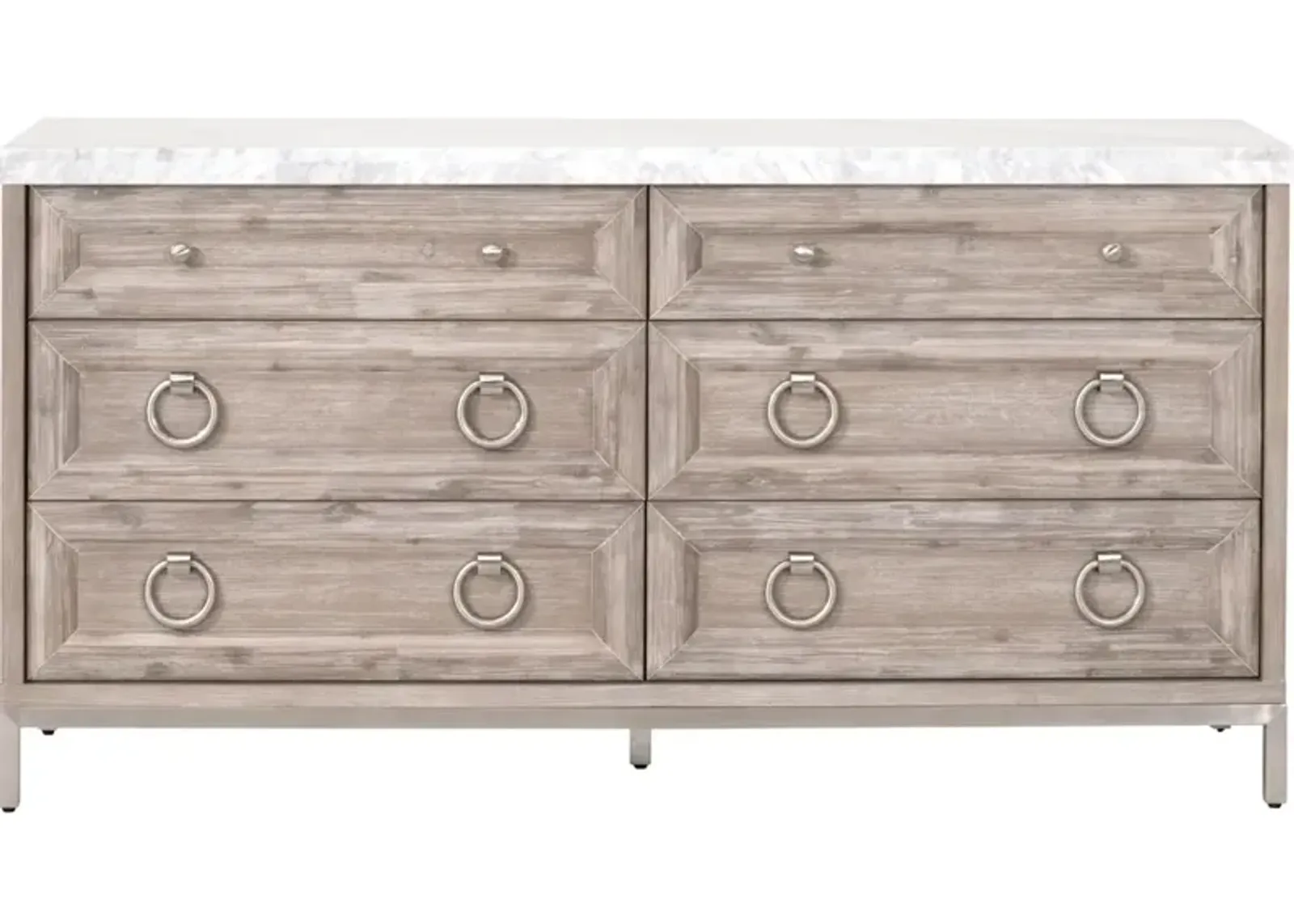 Azure Carrera 6-Drawer Double Dresser