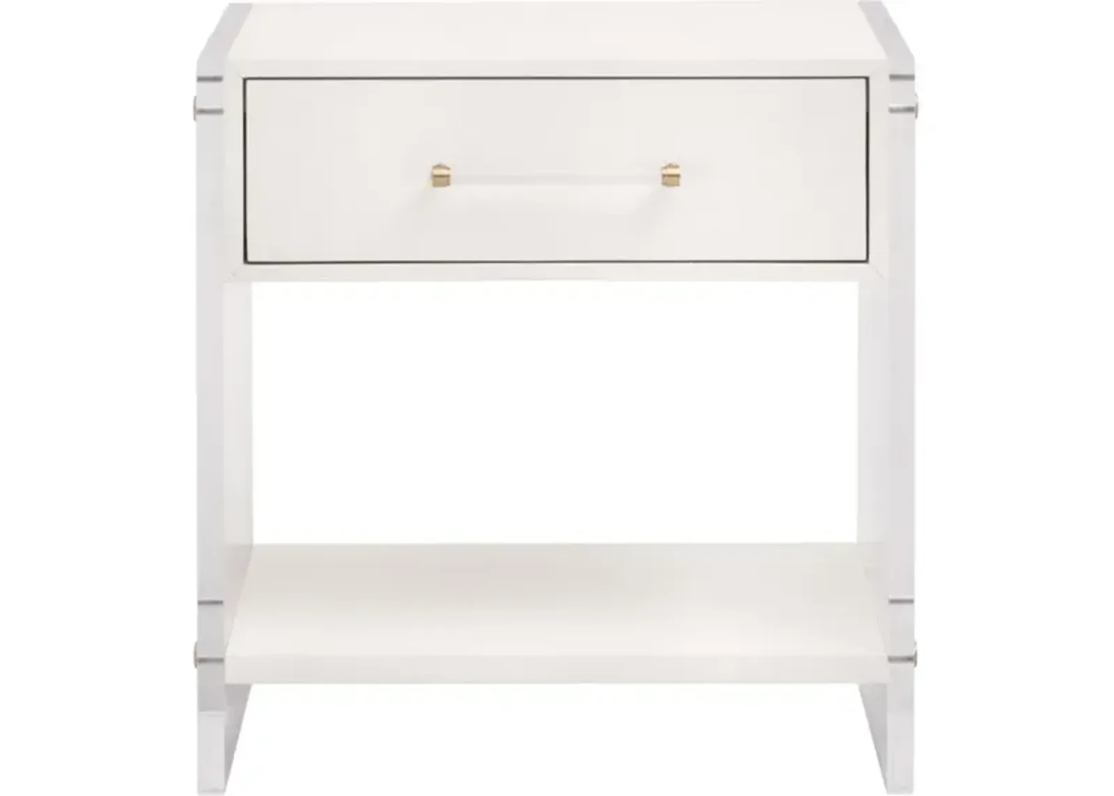 Sonia Shagreen 1-Drawer Nightstand