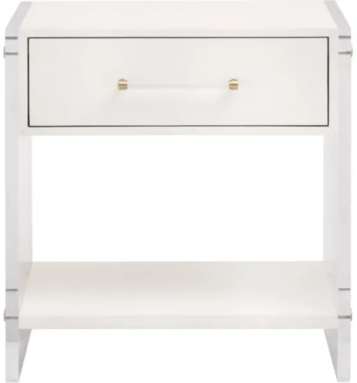 Sonia Shagreen 1-Drawer Nightstand