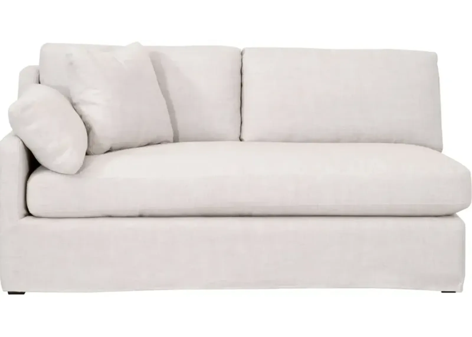 Lena Modular Slipcover 2-Seat Left Slope Arm Sofa