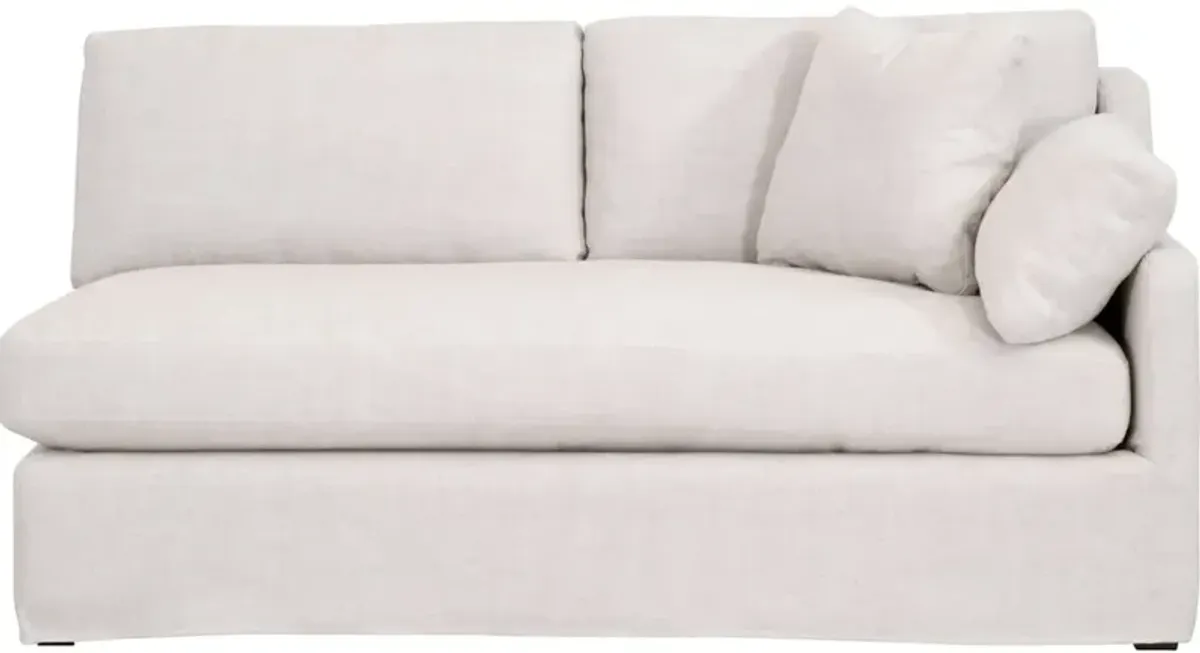 Lena Modular Slipcover 2-Seat Right Slope Arm Sofa