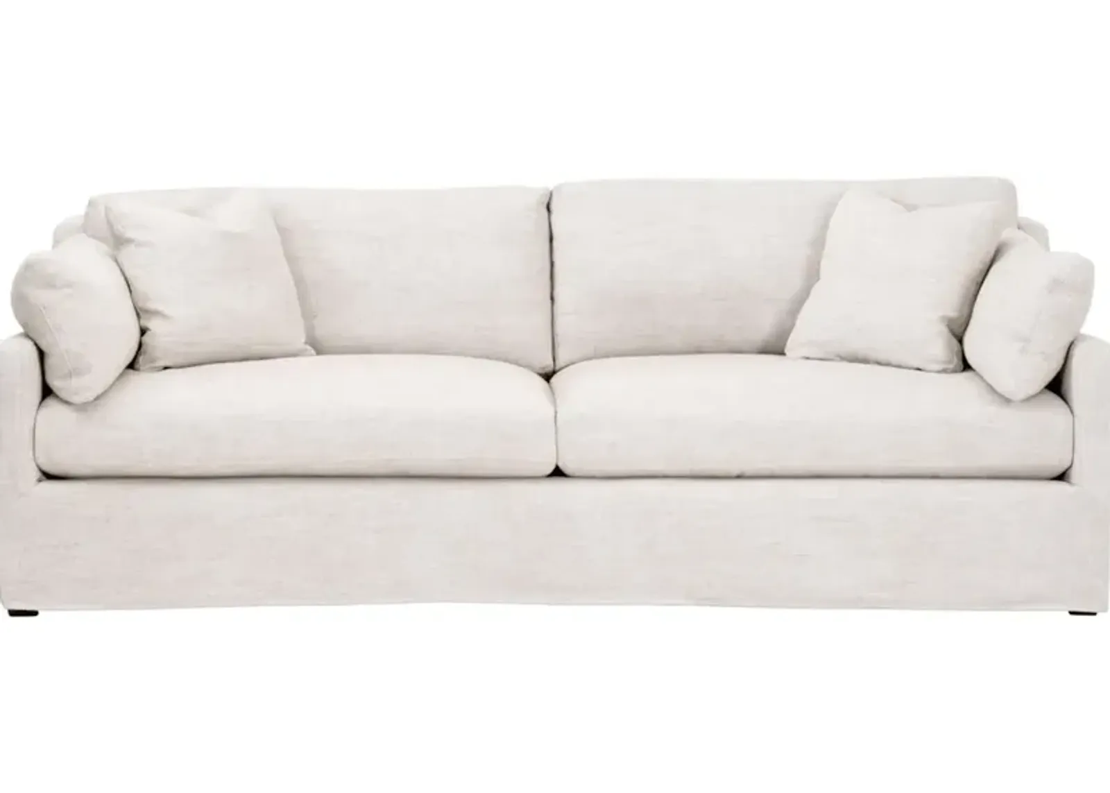 Lena 95 Slope Arm Slipcover Sofa