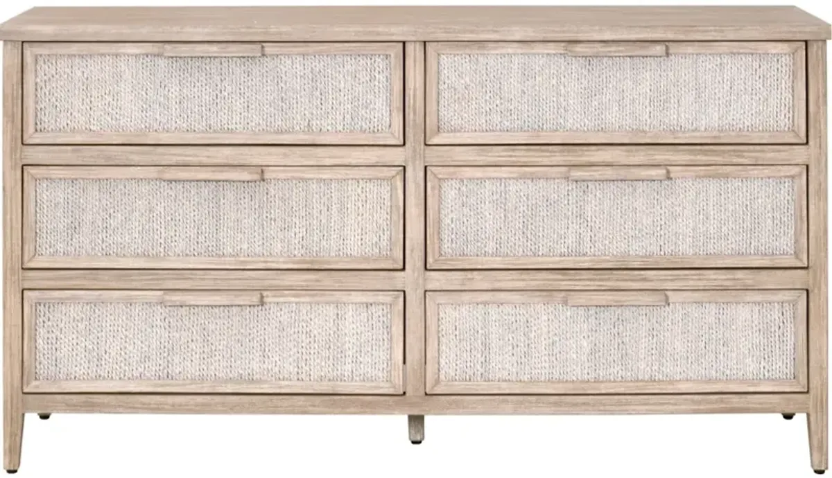 Malay 6-Drawer Double Dresser