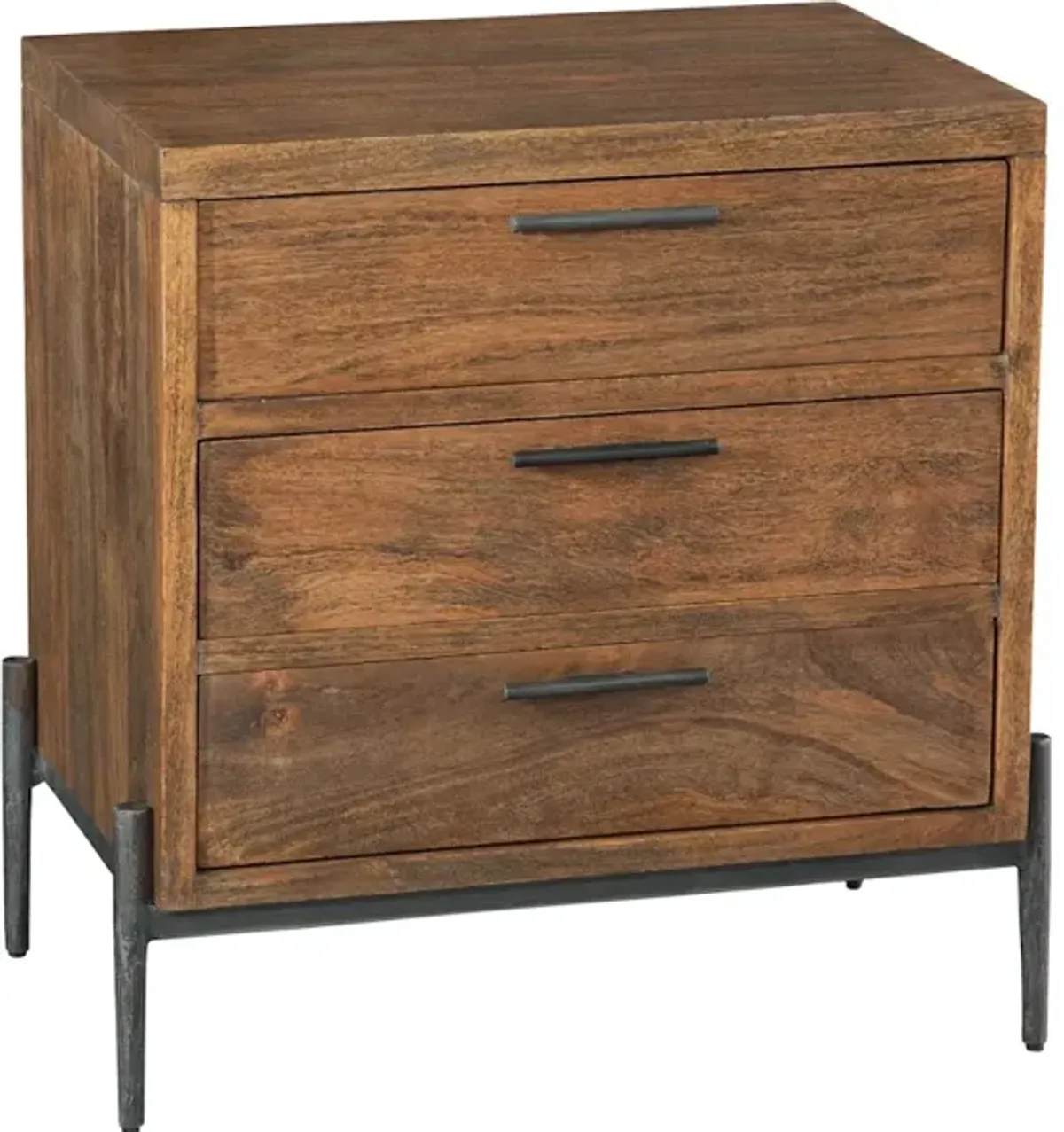 Bedford Park Three Drawer Nightstand