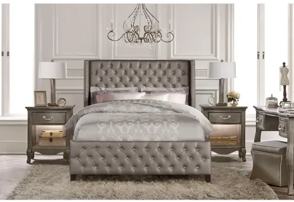 Memphis Bed Set - Queen - Rails Included
