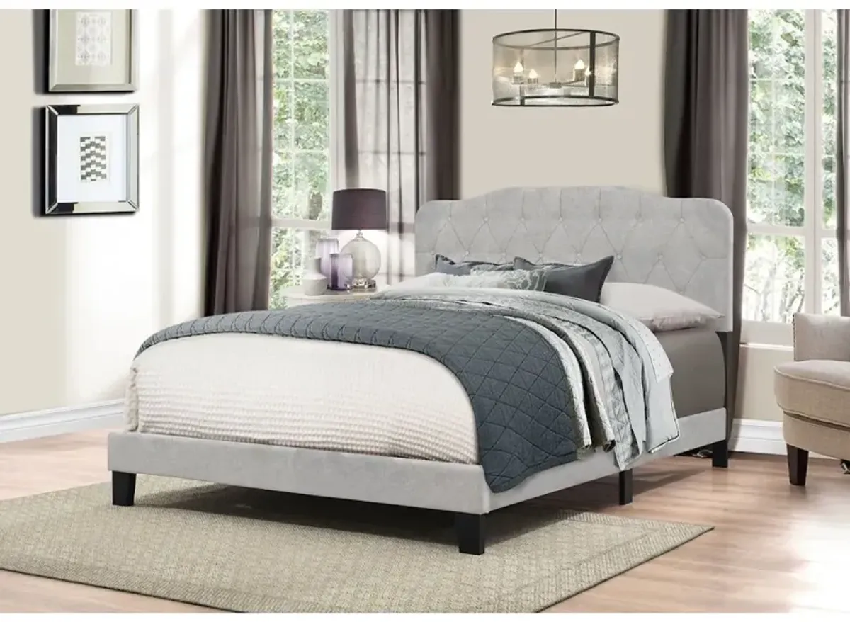 Nicole Bed in One - Queen - Glacier Gray Fabric