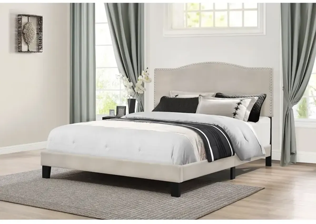 Kiley Bed in One - King - Fog Fabric