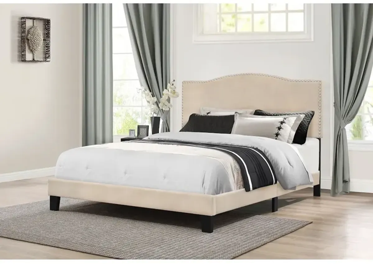 Kiley Bed in One - King - Linen Fabric